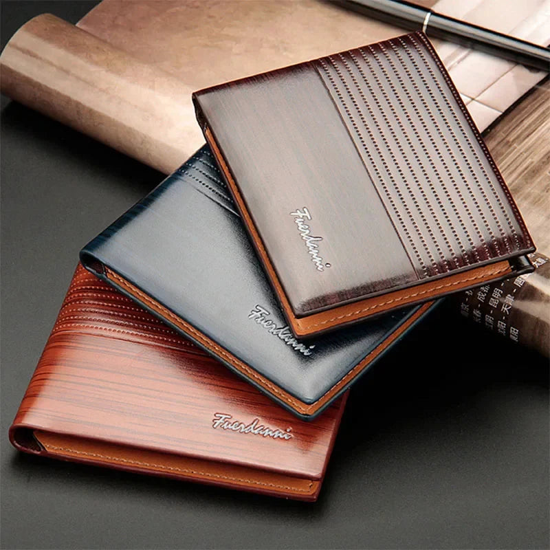 BroadEnd Men’s PU Leather Wallet – Fuerdanni Inspired Design